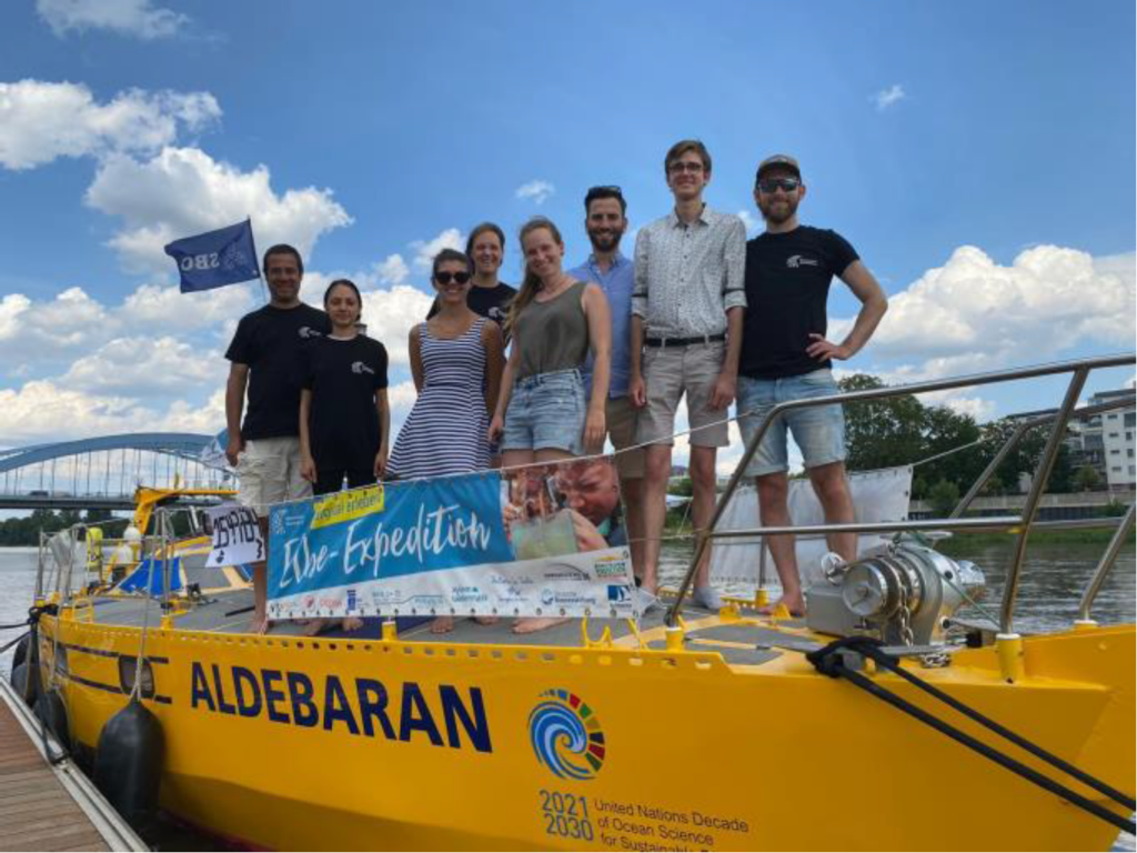 Bundesverband Meeresmüll e.V. Elbe Expedition 2022
